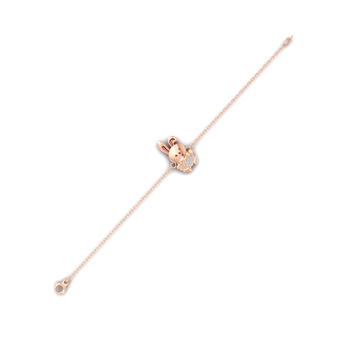 Cutie Bunny Gold Bracelet