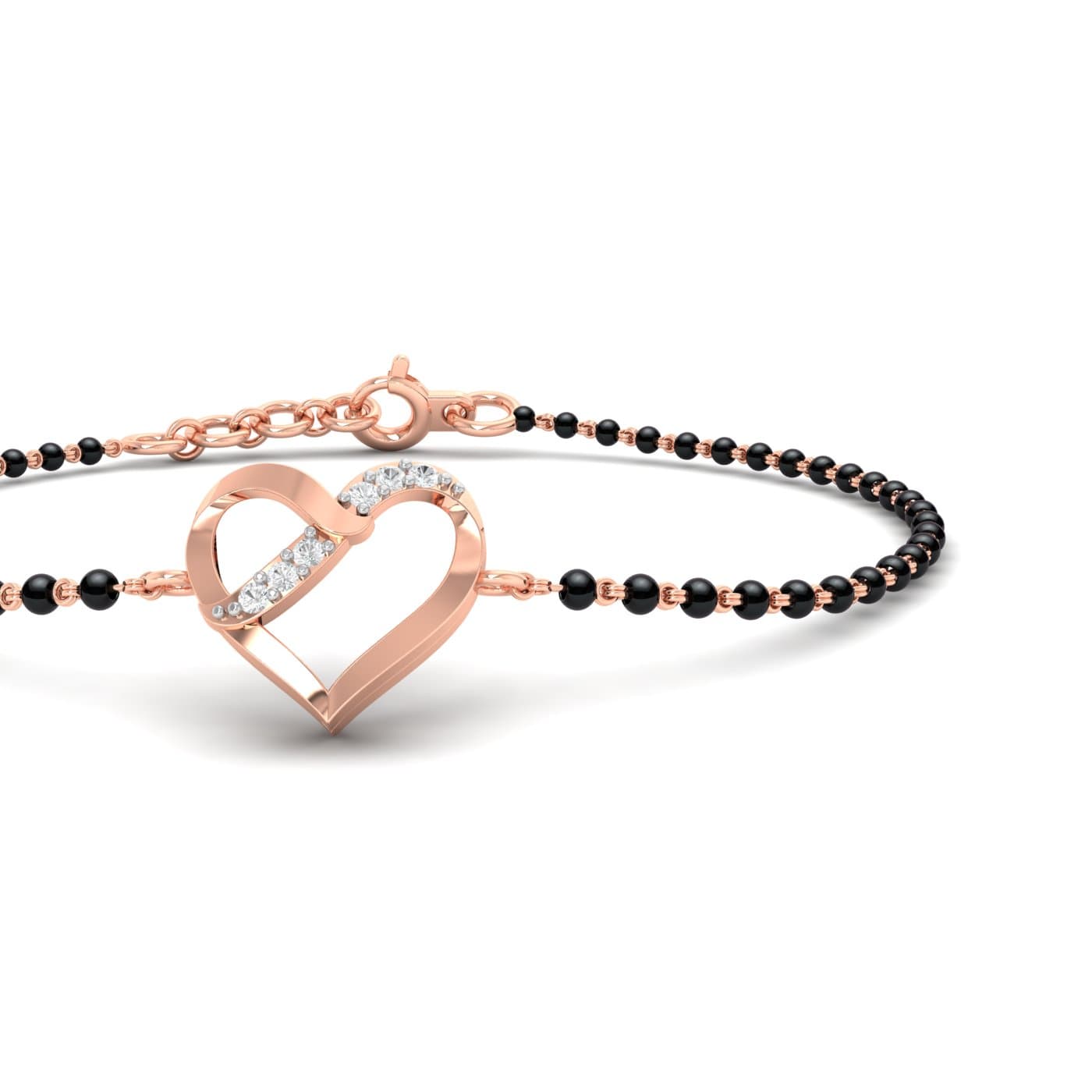 Heart Shape Mangalsutra Bracelet