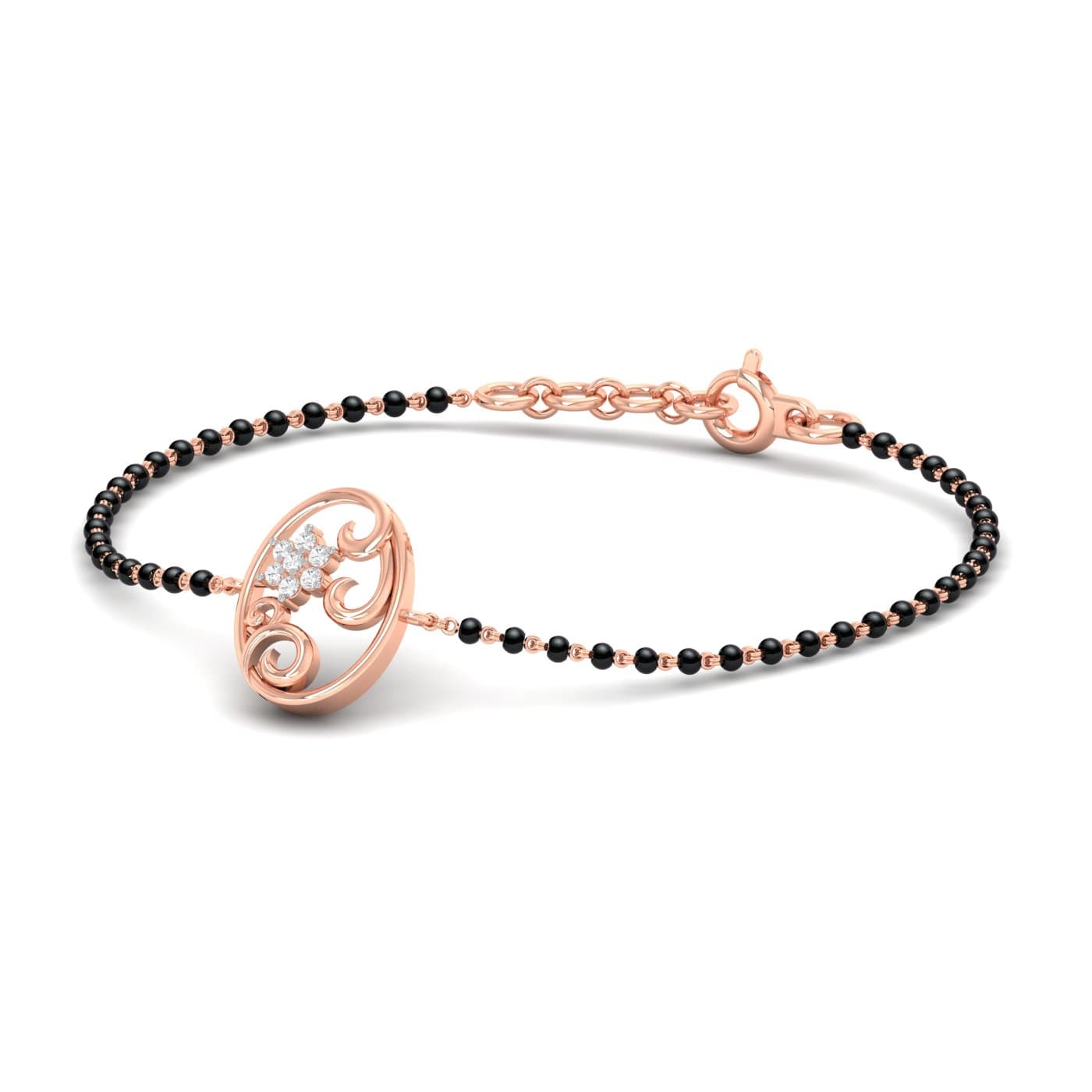 Oval Bloom Mangalsutra Bracelet
