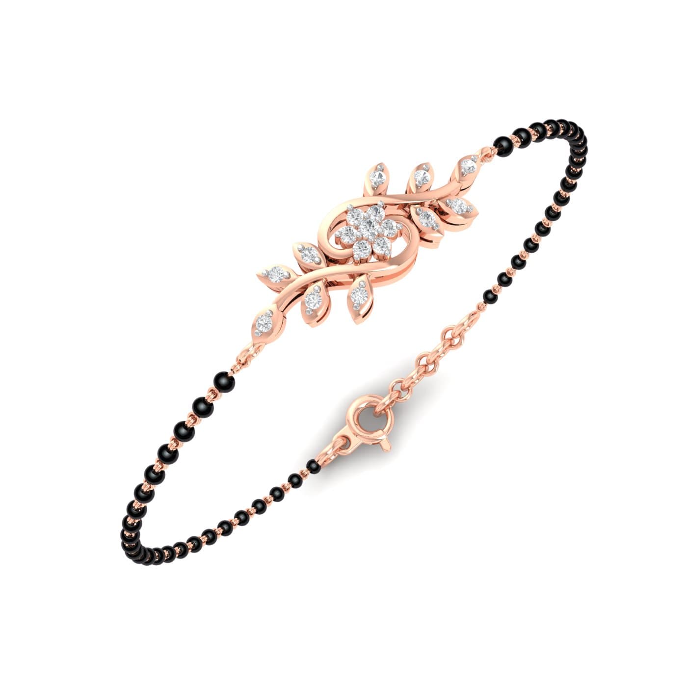 Leaves Style Mangalsutra Bracelet