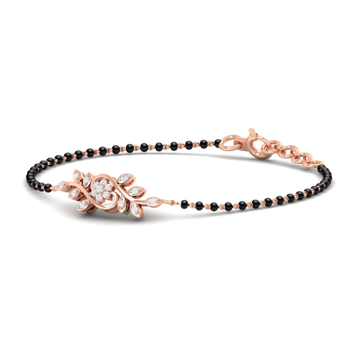 Leaves Style Mangalsutra Bracelet