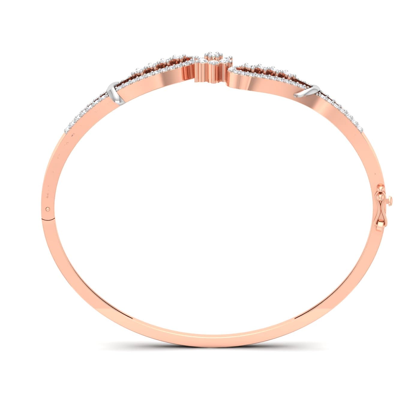 Oval Leaf Diamond Bracelet