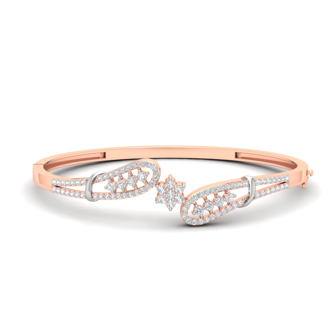 Oval Leaf Diamond Bracelet