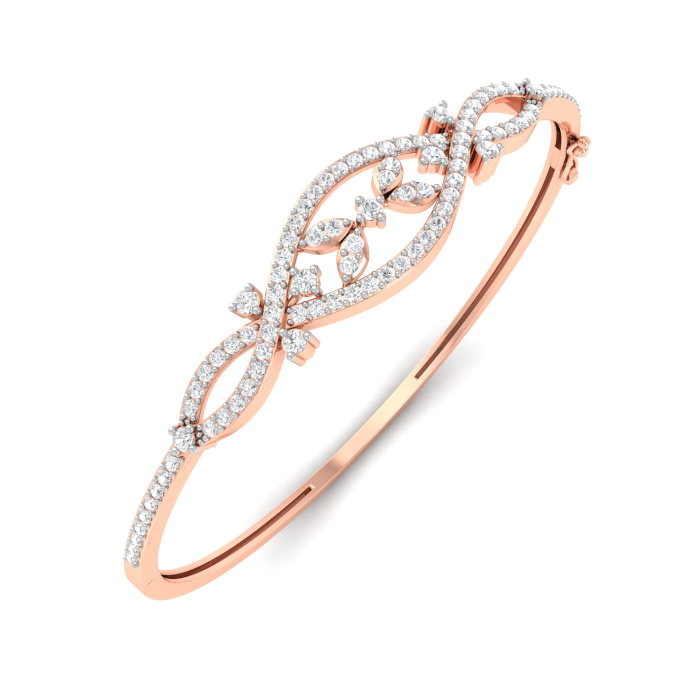 Twisted Diamond Bracelet