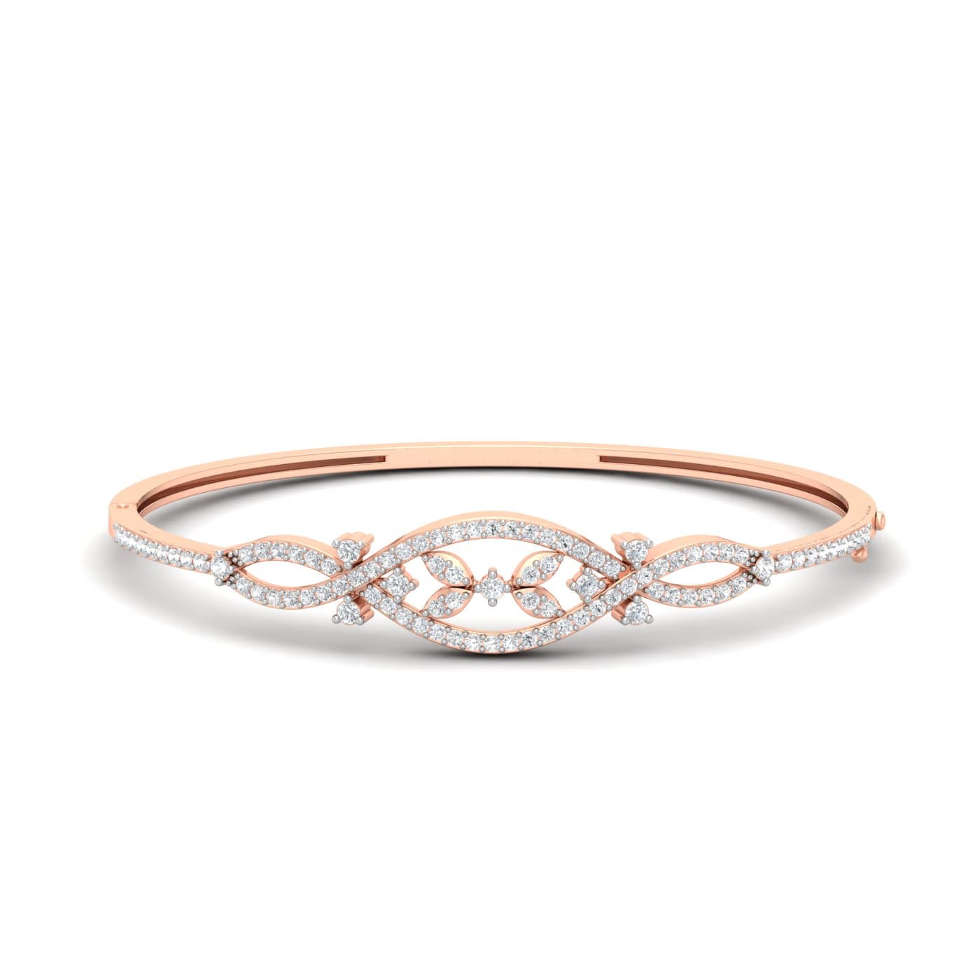 Twisted Diamond Bracelet