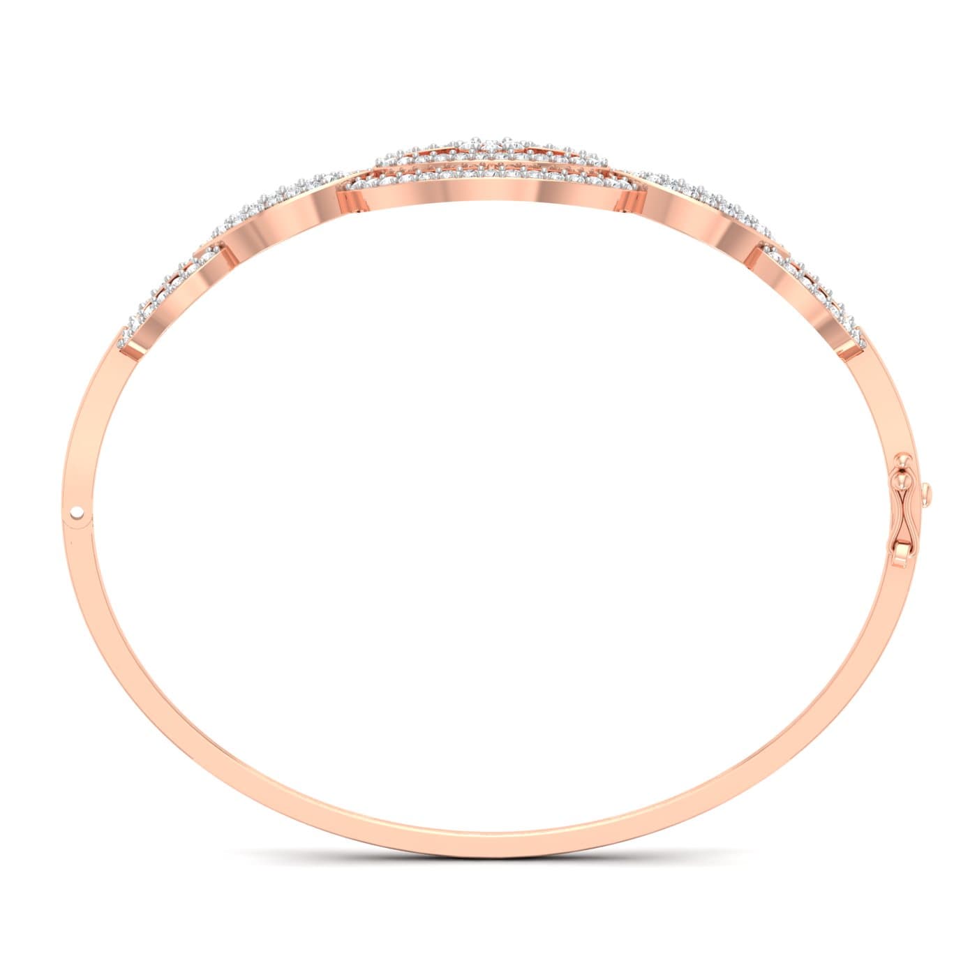 Oval Petal Diamond Bracelet