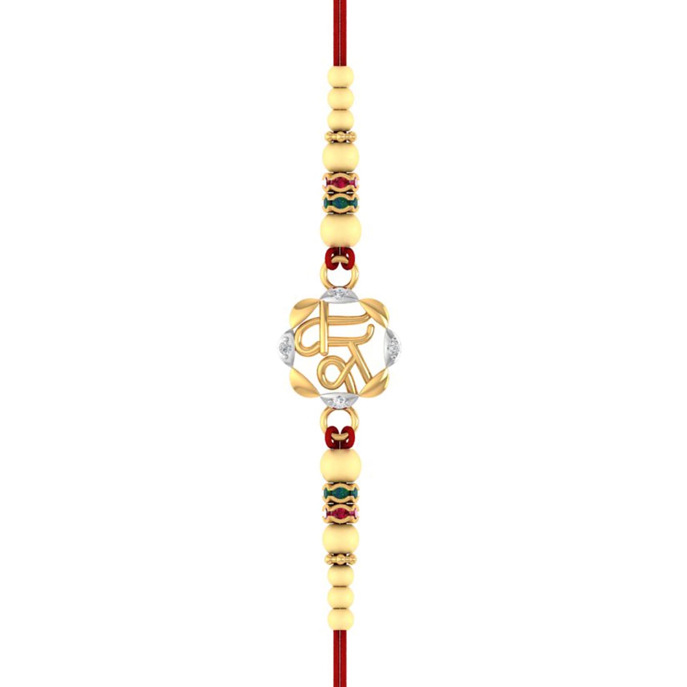 Shree Diamond Gold Rakhi