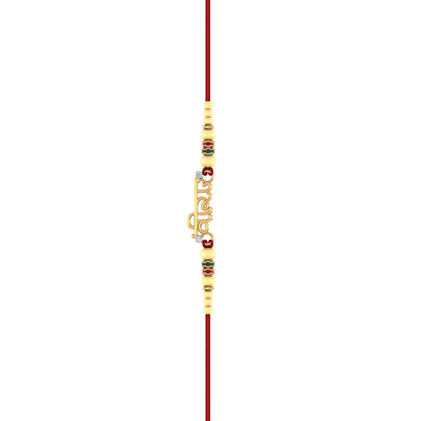 Veera Gujarati Gold Rakhi