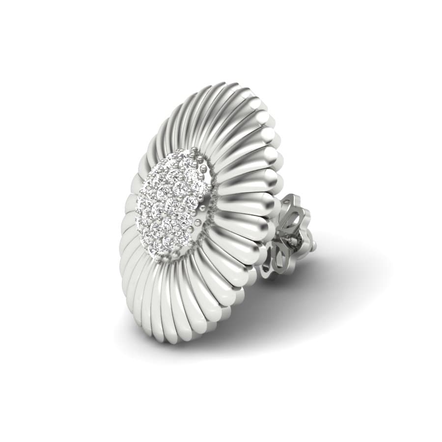Sunflower Diamond Earrings