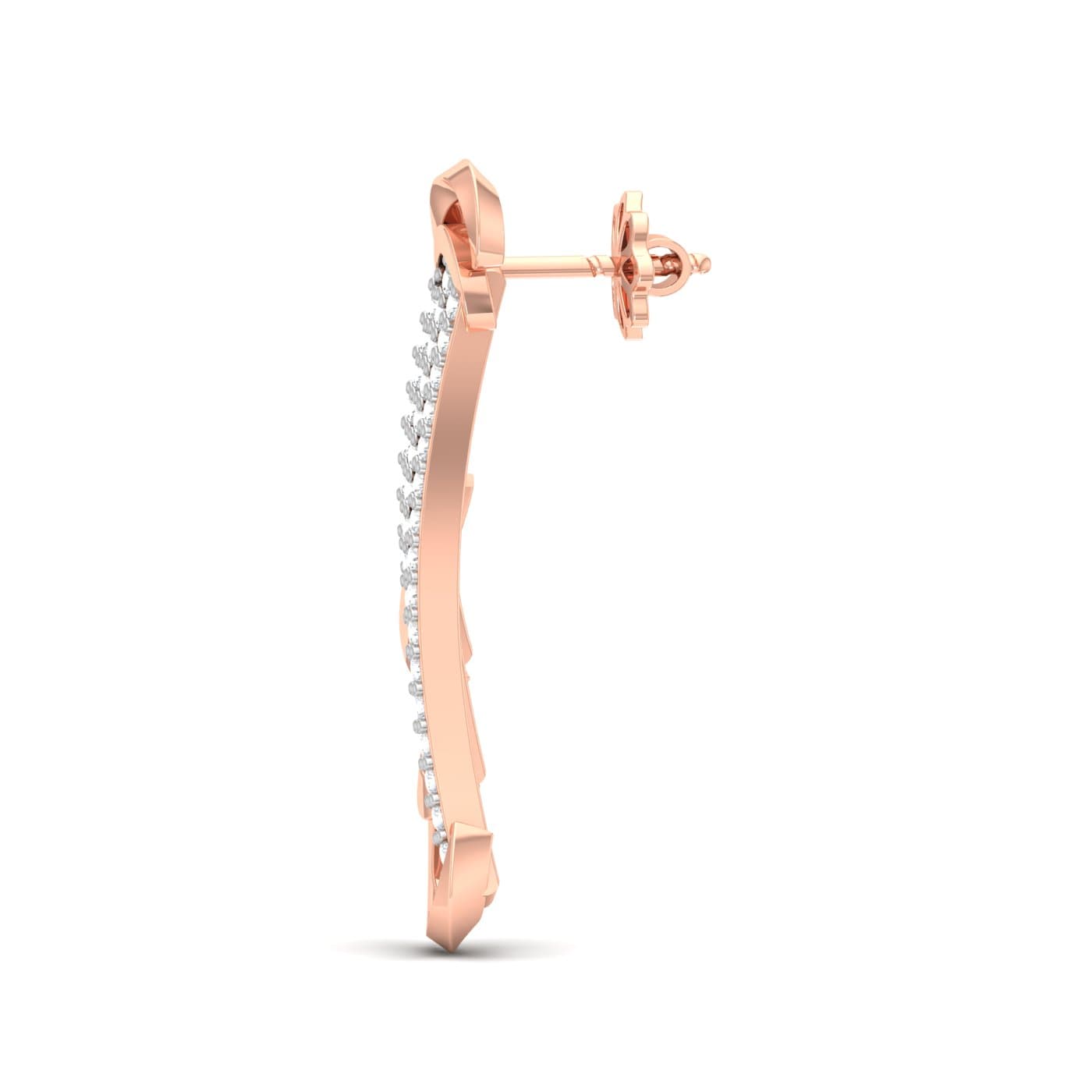 Trio Line Diamond Earrings