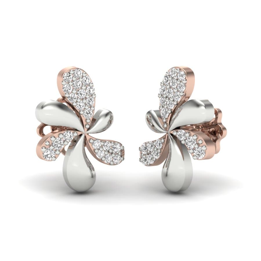 Delightful Diamond Stud Earrings