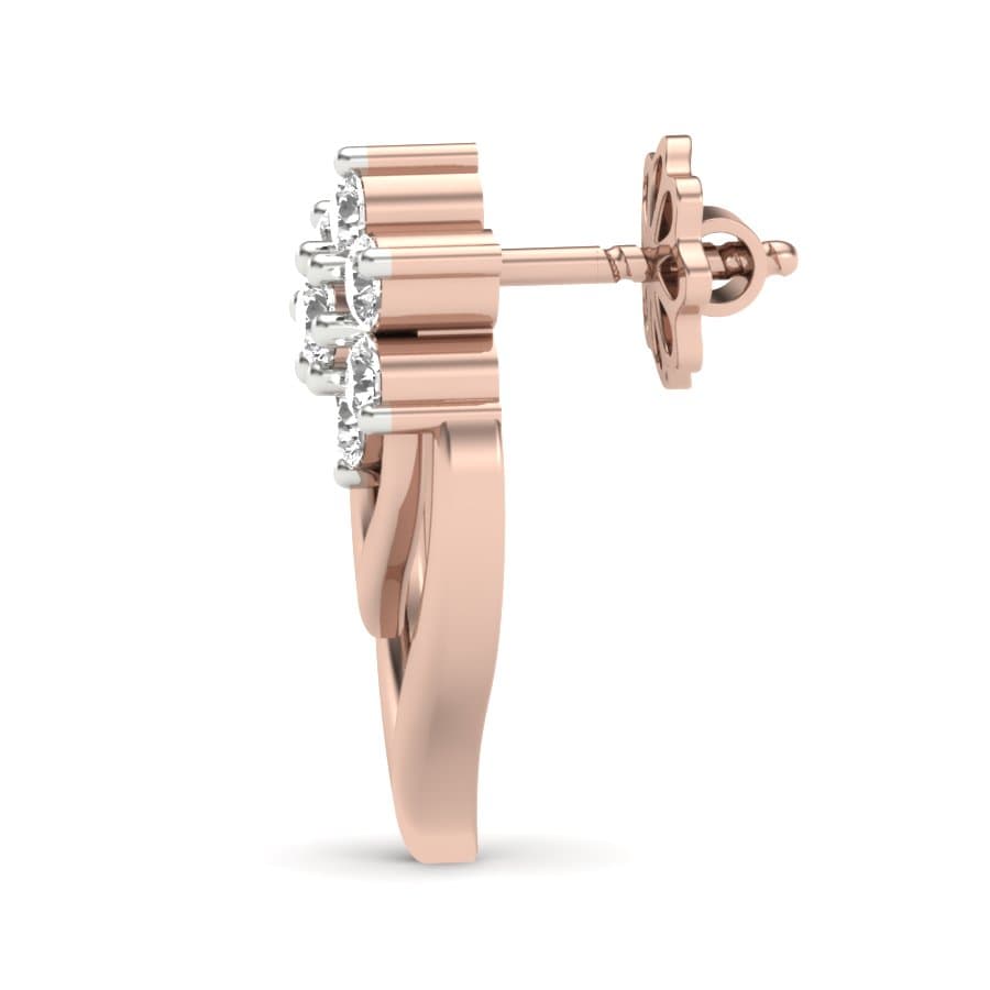 Fancy Foglia Diamond Earrings