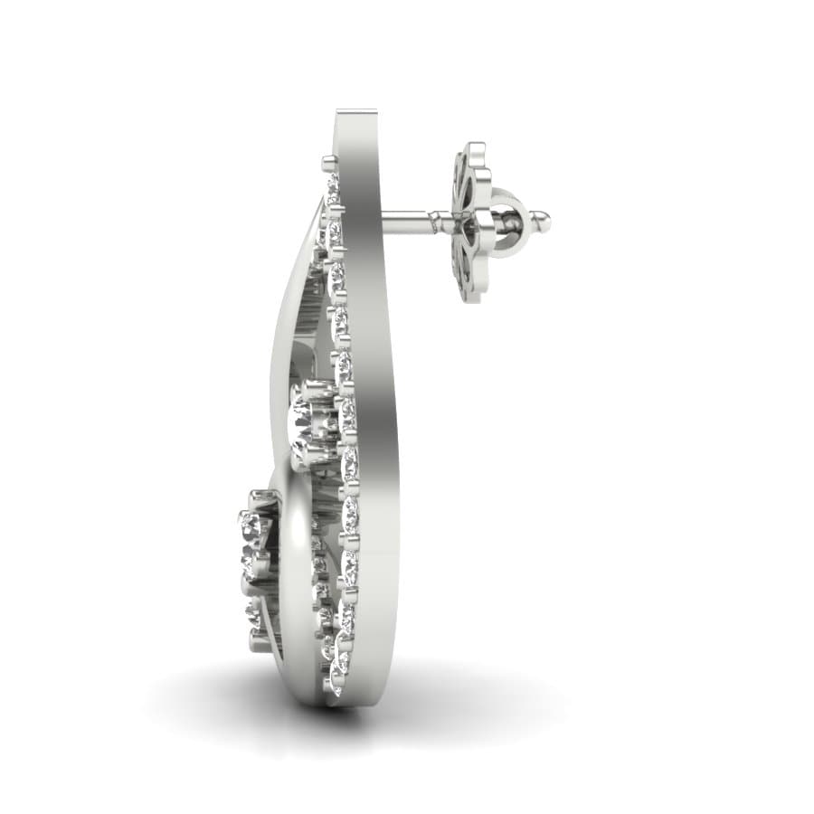 Small Droplets Diamond Earrings