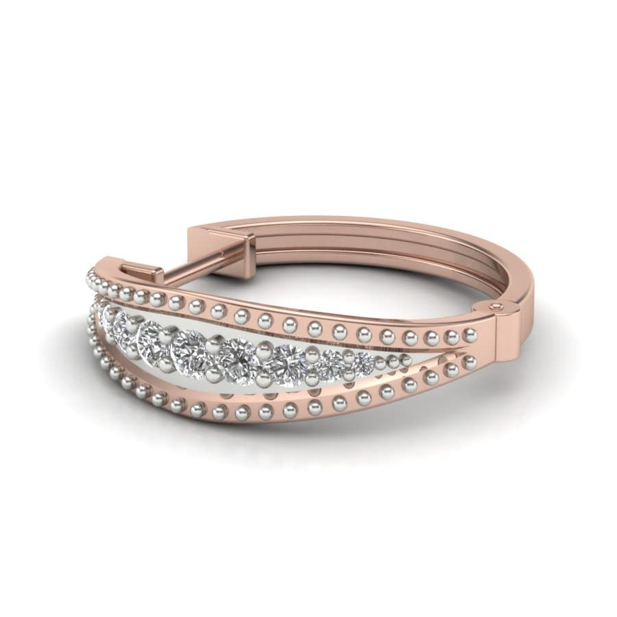 Barca Hoop Diamond Earrings