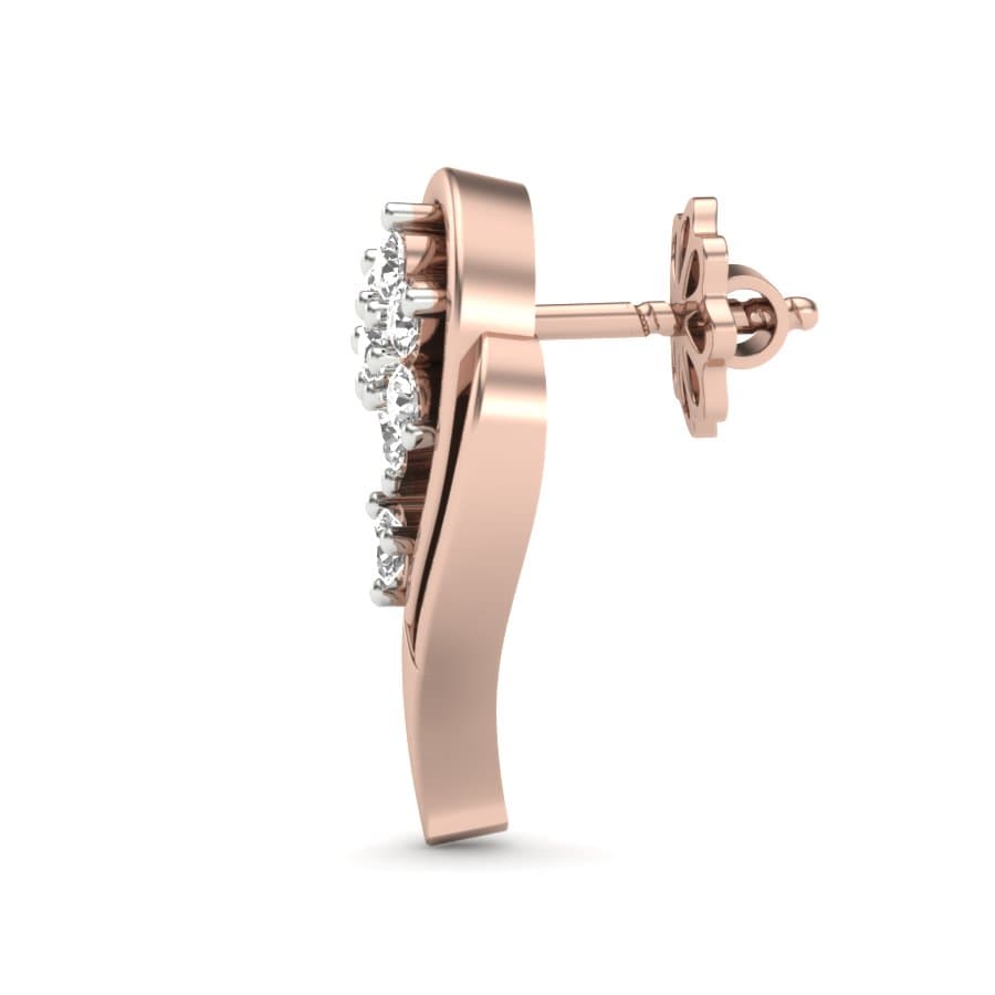 Mezzo Cuore Diamond Earrings