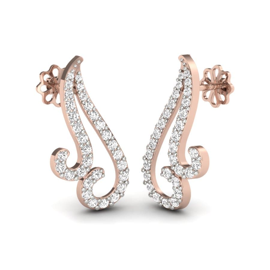 Preety Pasley Stud Diamond Earrings