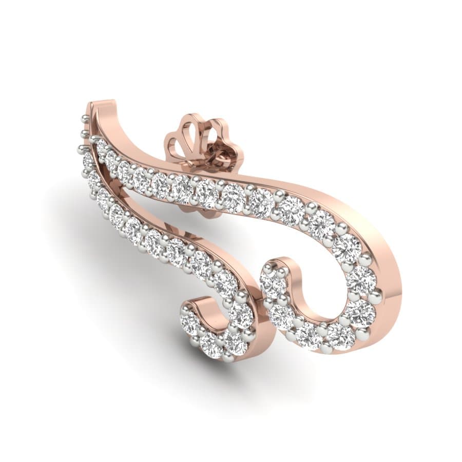Preety Pasley Stud Diamond Earrings