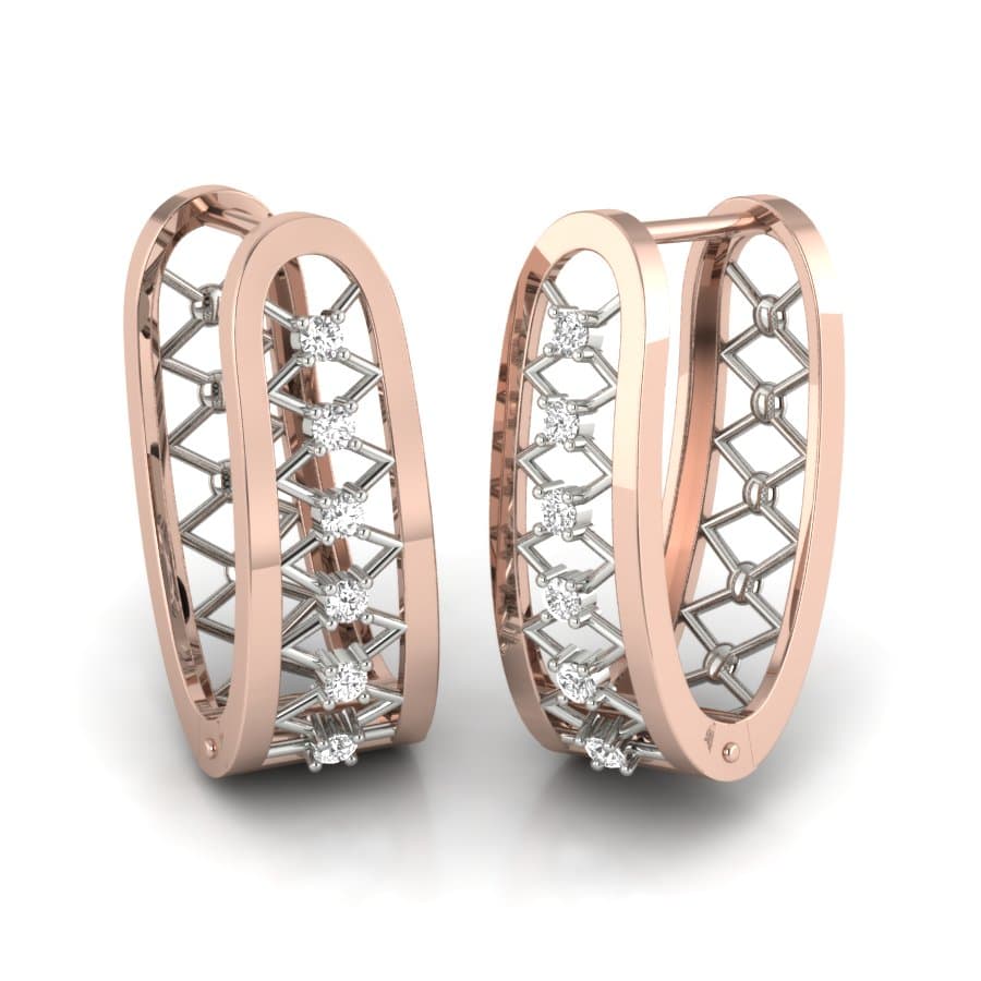 Shanaya Cut Out Diamond Earrings