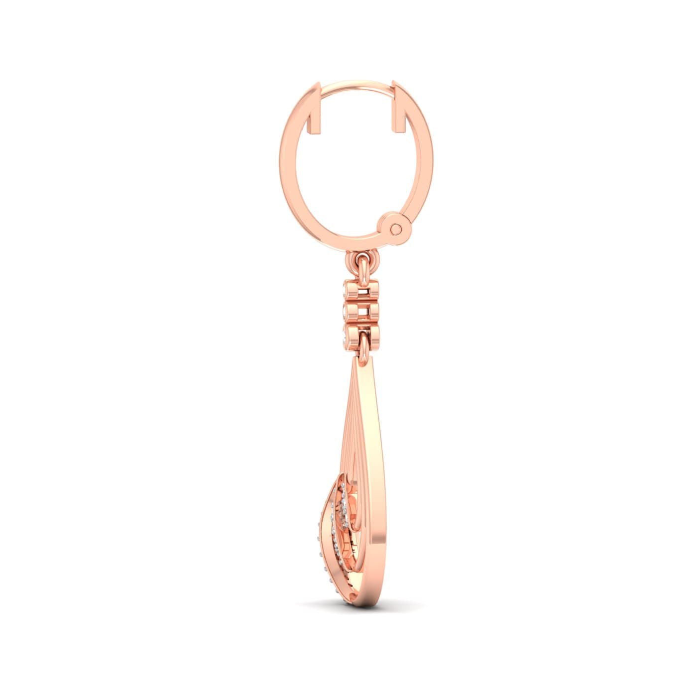 Trio Water Droplets Diamond Earrings