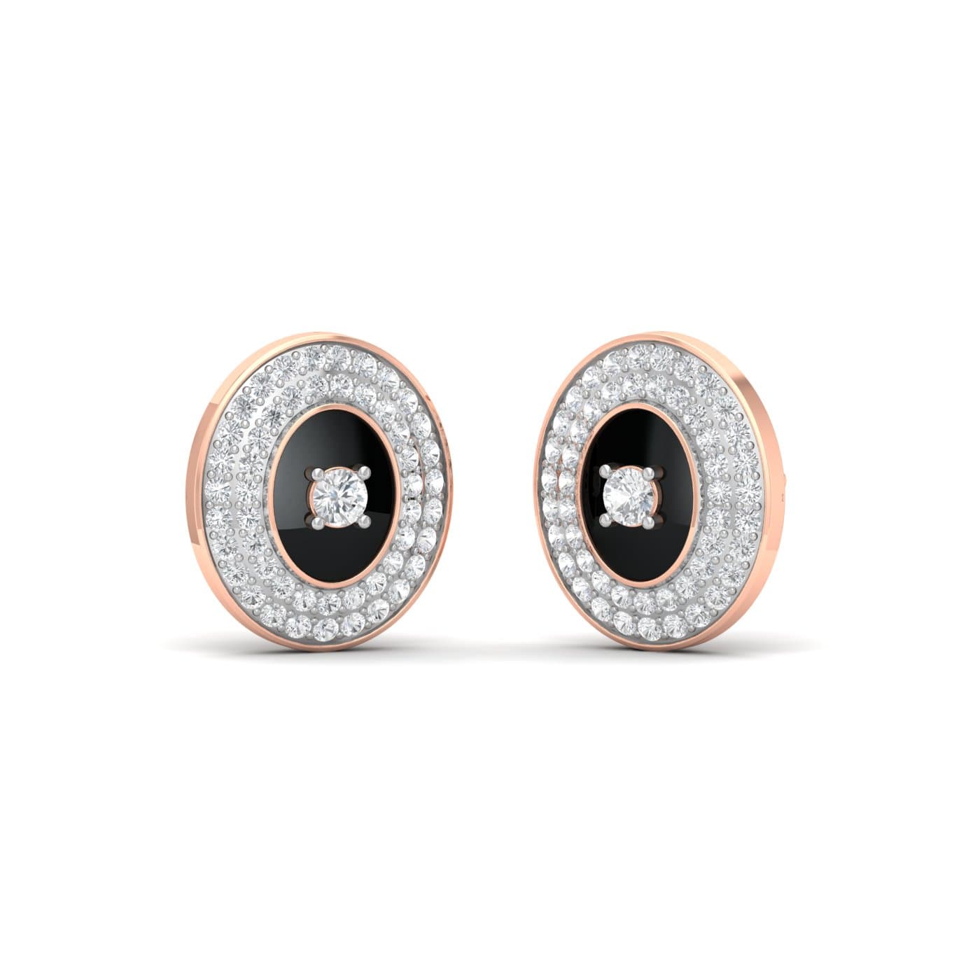 Shield Diamond Earrings