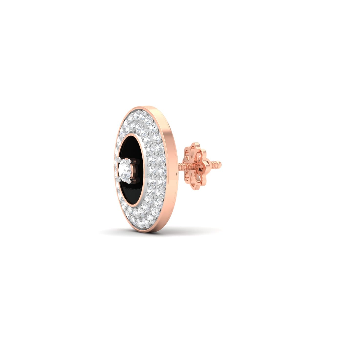 Shield Diamond Earrings
