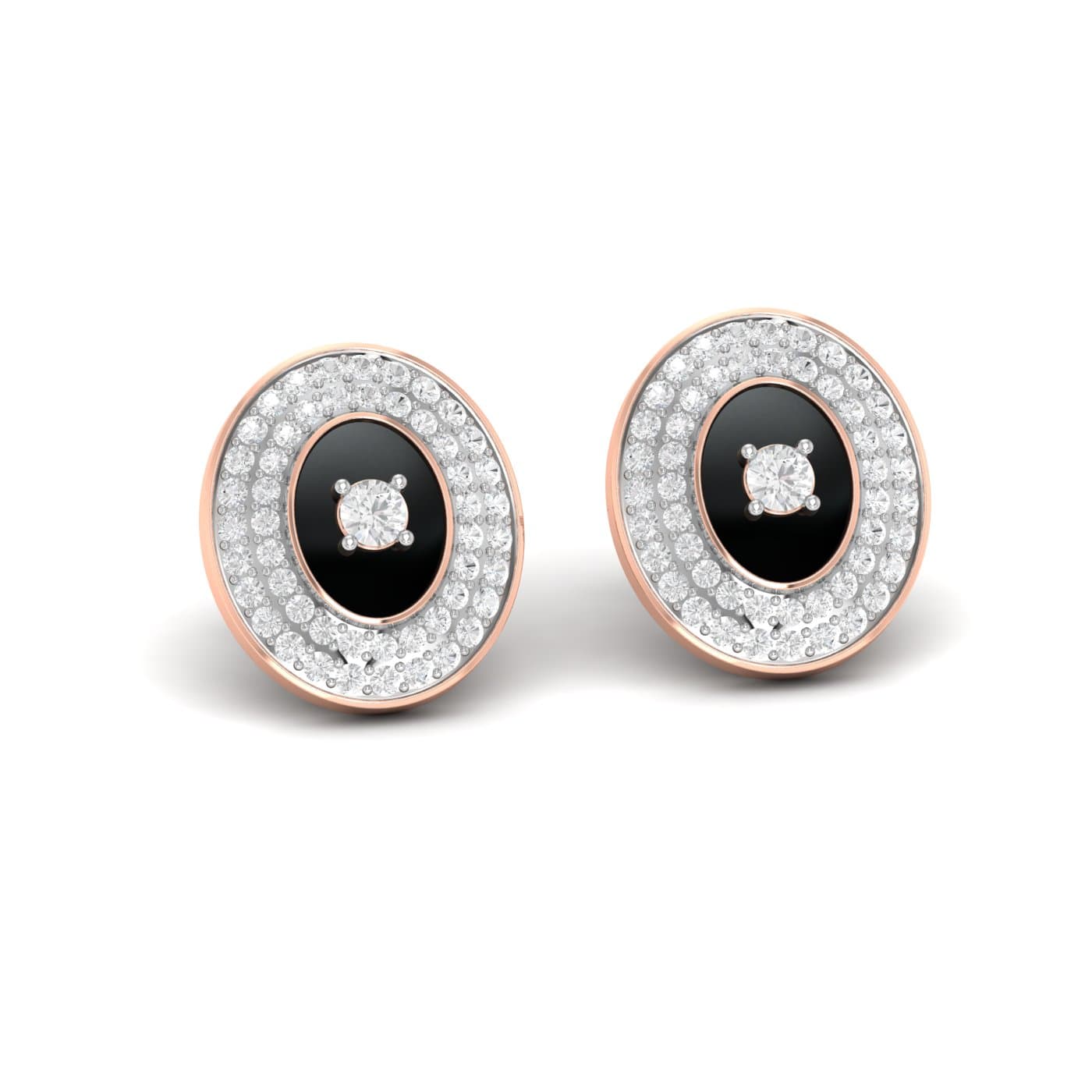 Shield Diamond Earrings