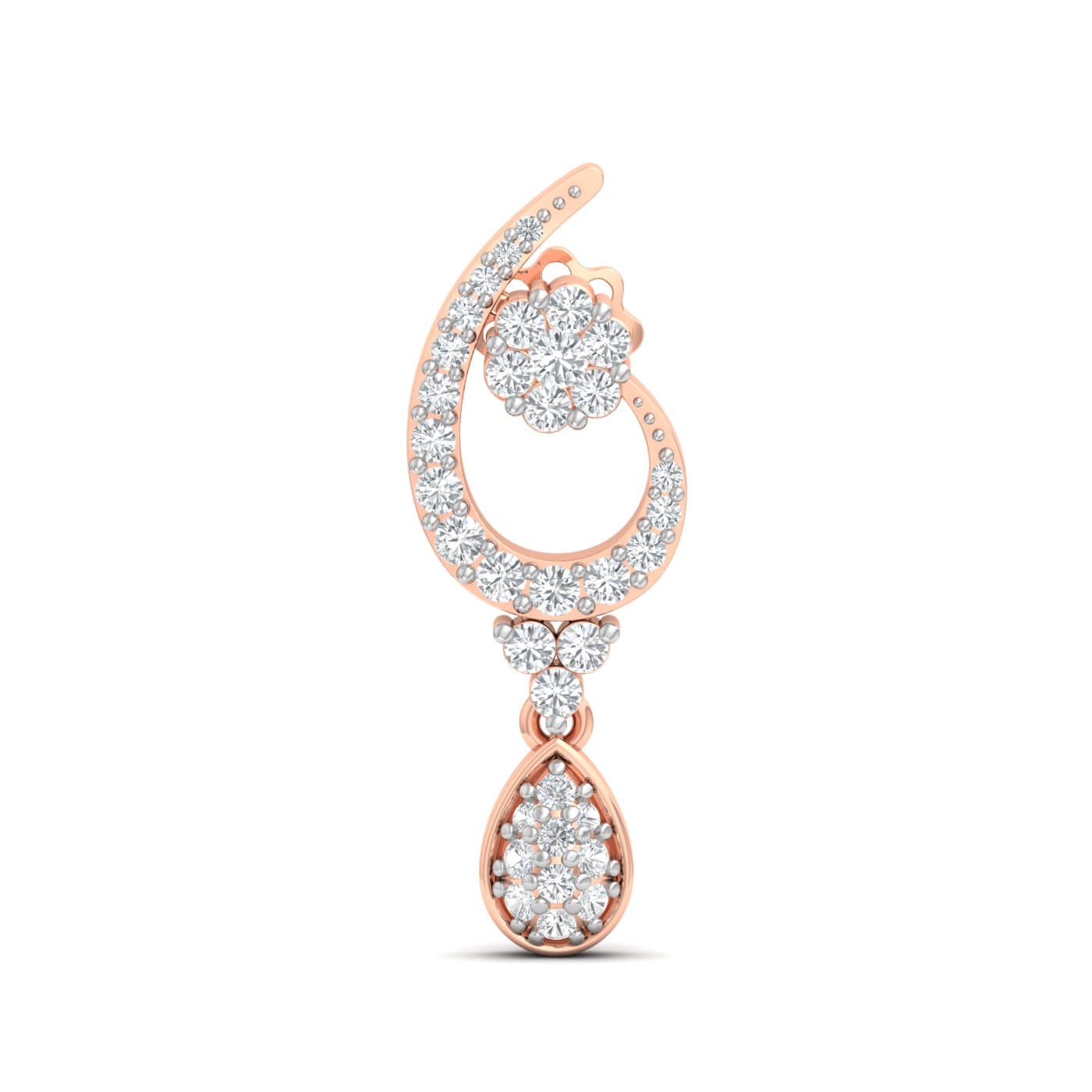 Advika Drop Diamond Earrings