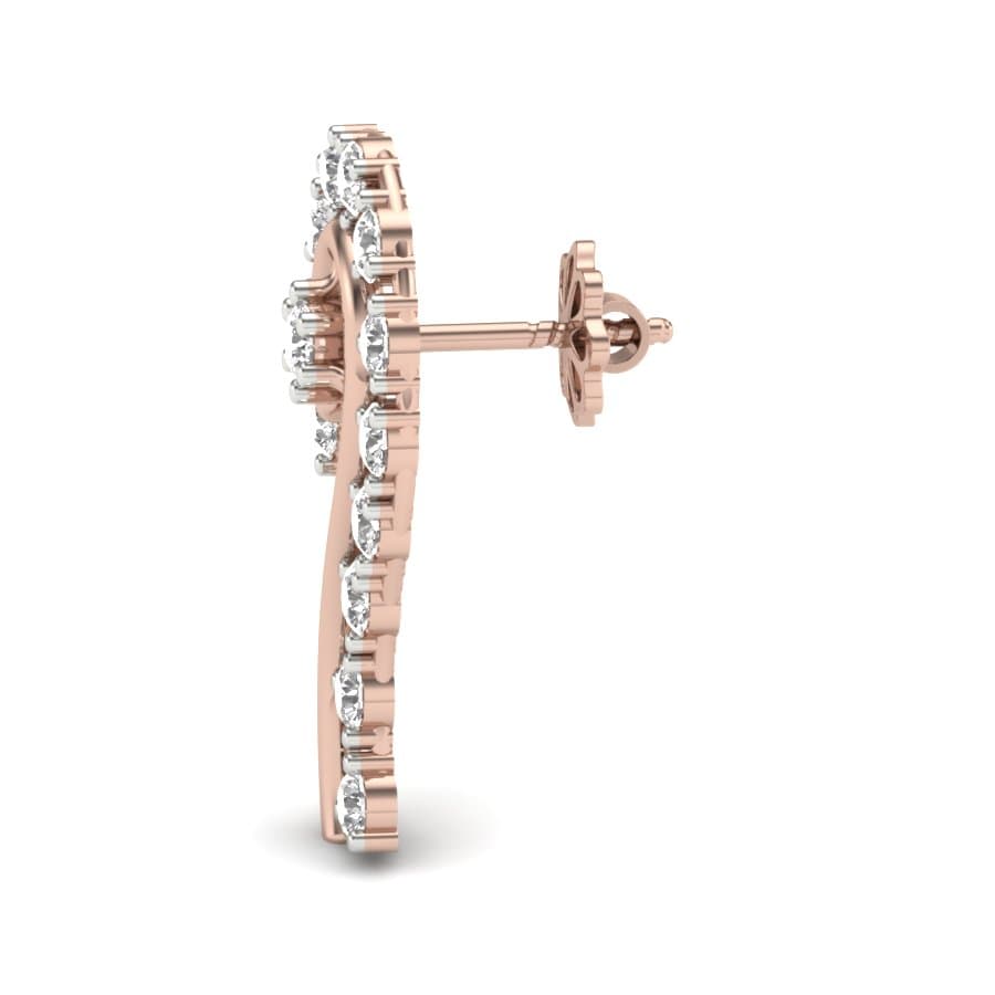Wondorous Twirl Diamond Earrings