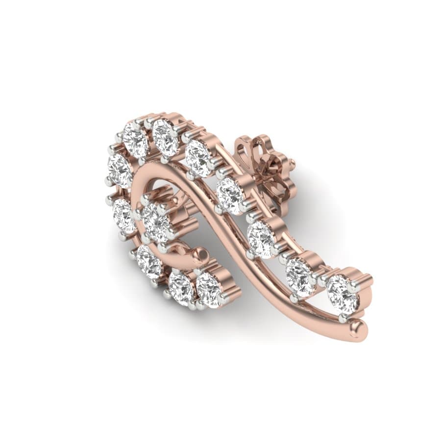 Wondorous Twirl Diamond Earrings