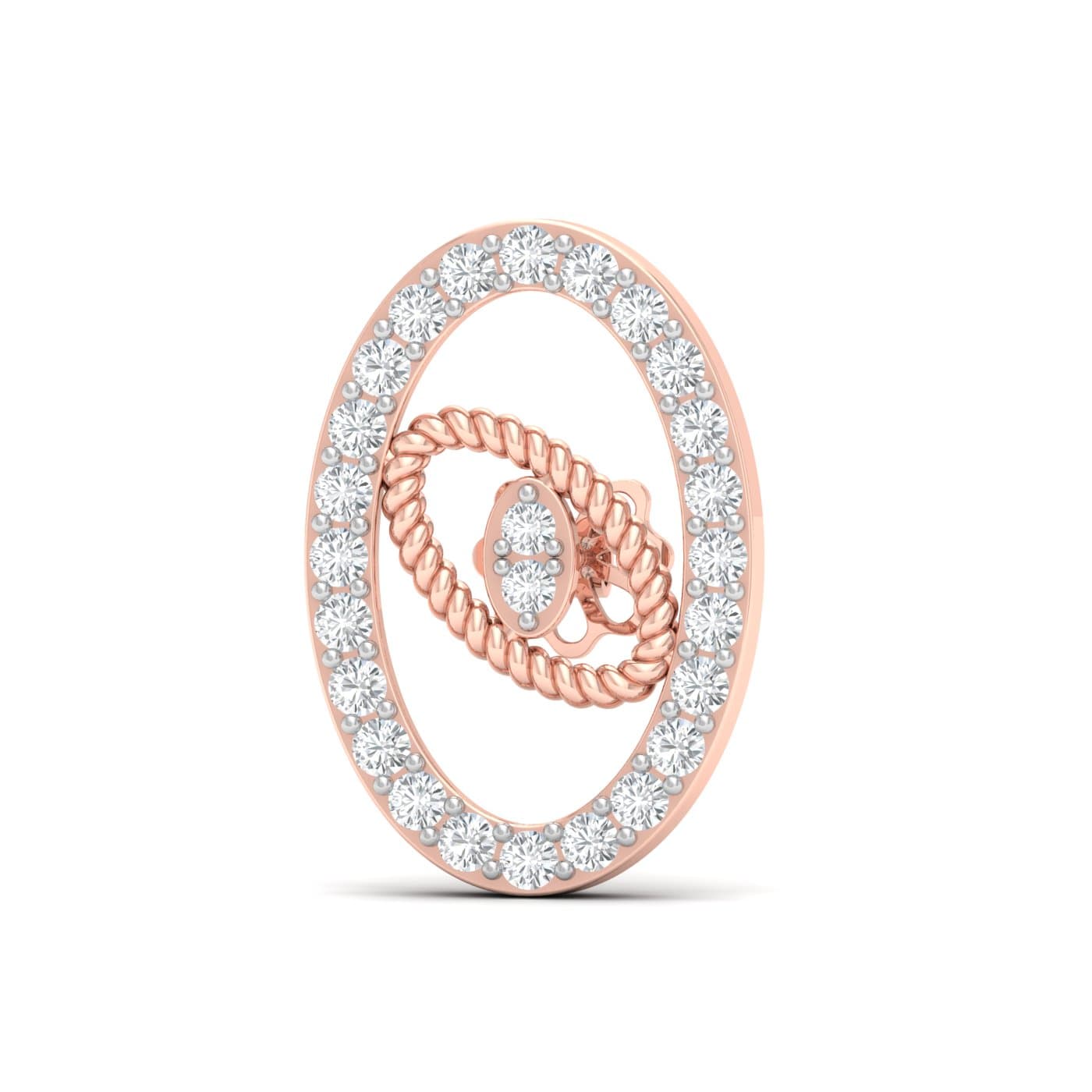 Classic Round Diamond Earrings