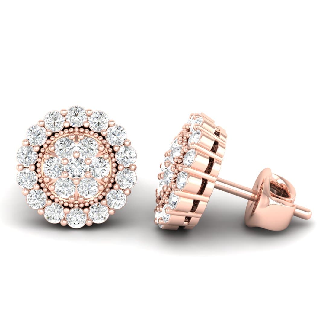 Akriti Dome Diamond Earrings