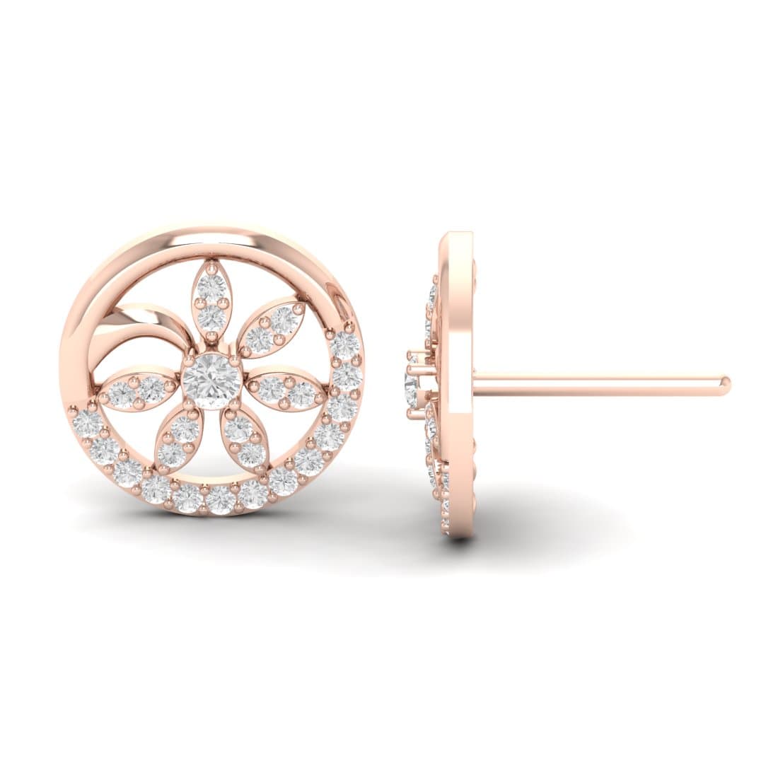 Aalia Drop Diamond Earrings