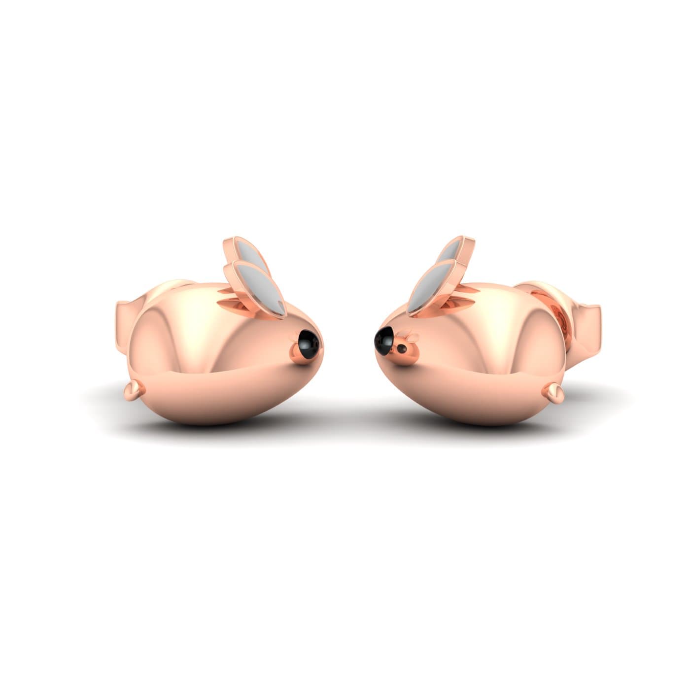 Little Rabbit Kids Gold Earrings