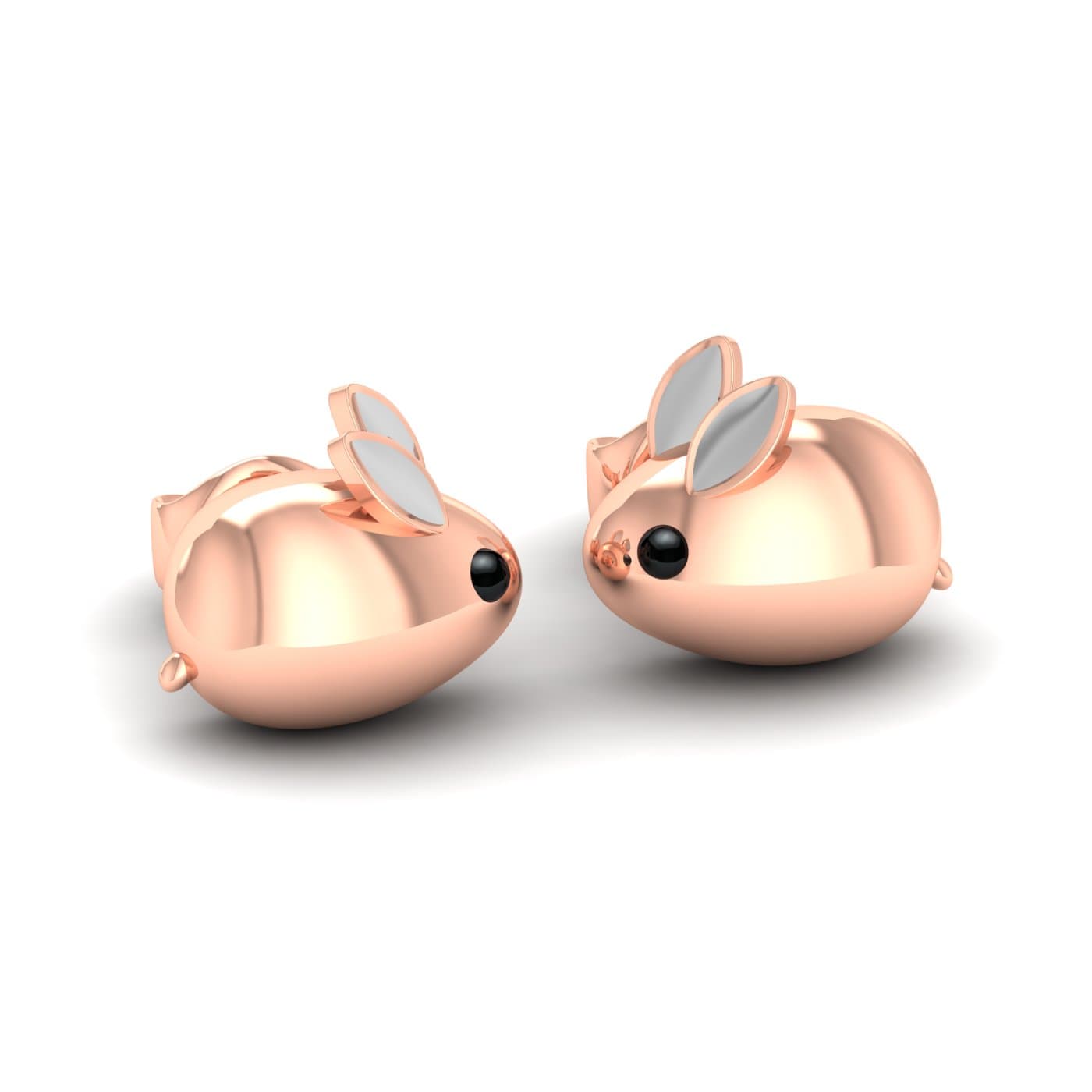 Little Rabbit Kids Gold Earrings