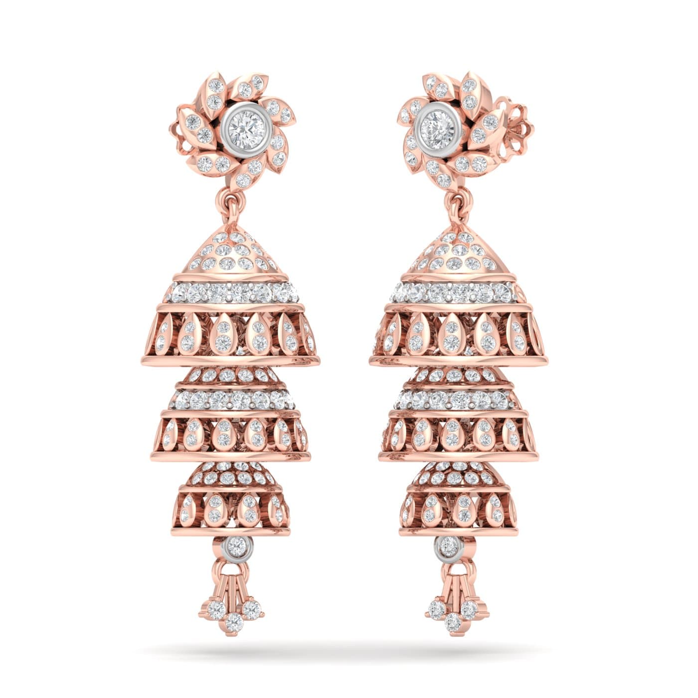 Trisha Diamond Earrings With An Unique Style