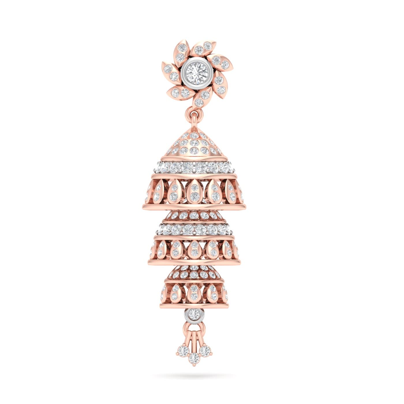 Trisha Diamond Earrings With An Unique Style