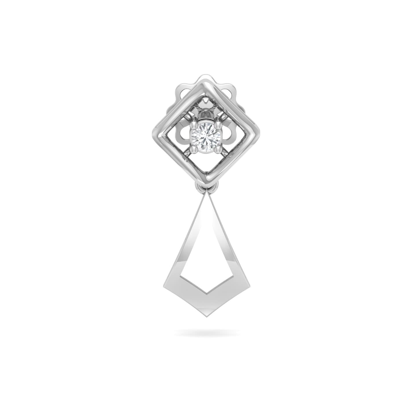 Turvi Diamond Drop Earrings