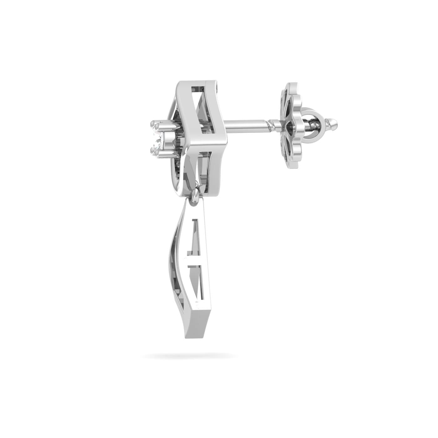 Turvi Diamond Drop Earrings