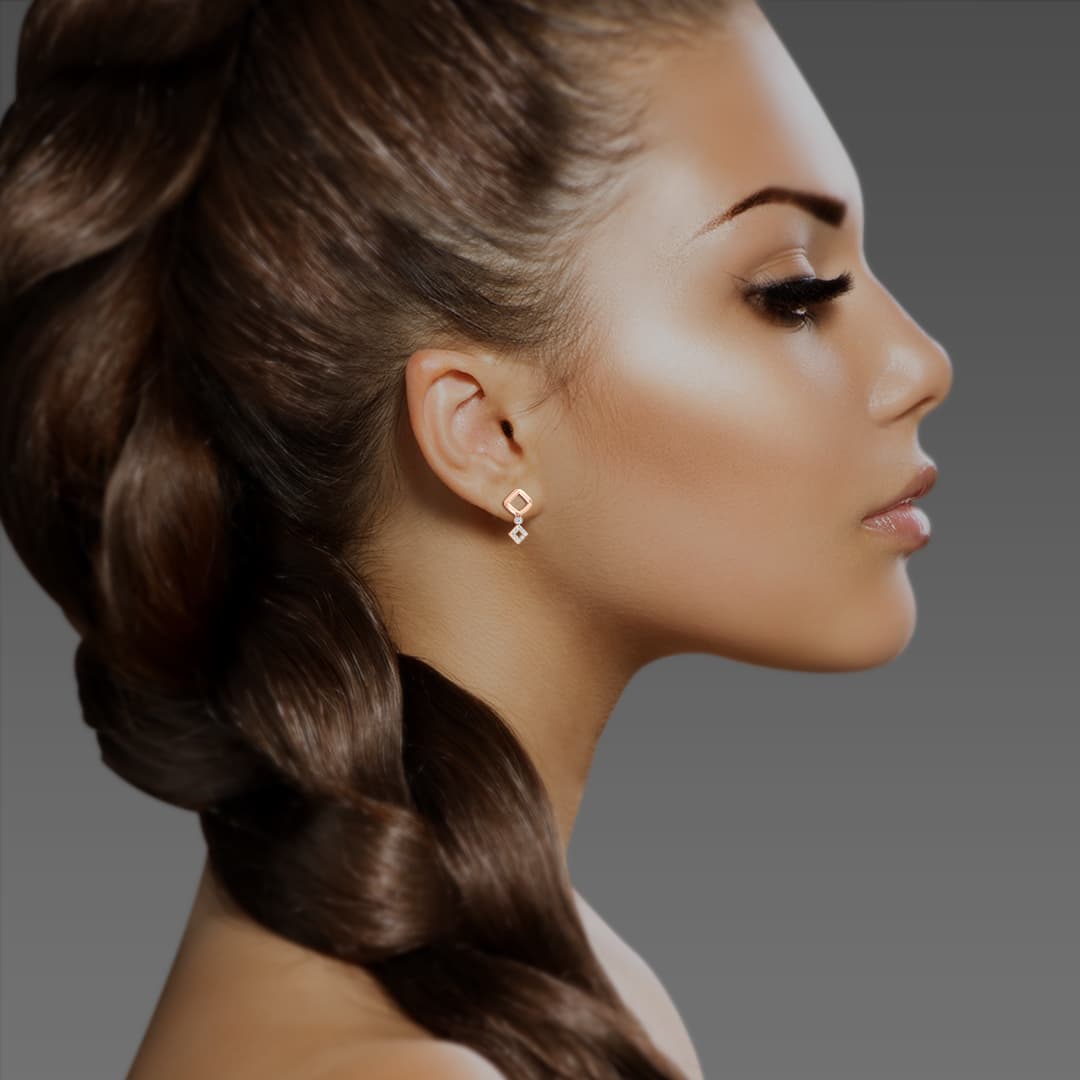 Harper Diamond Drop Earrings