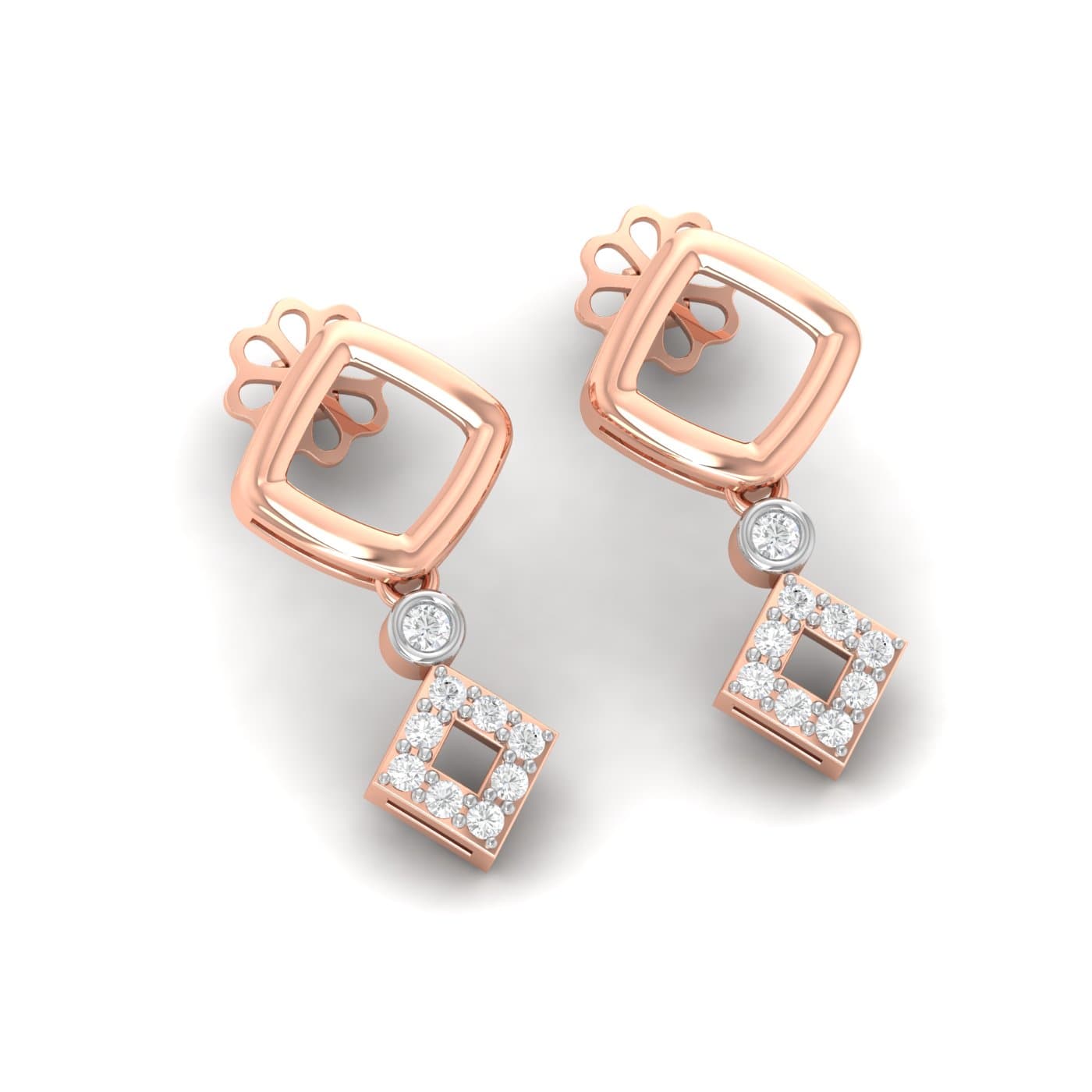 Harper Diamond Drop Earrings