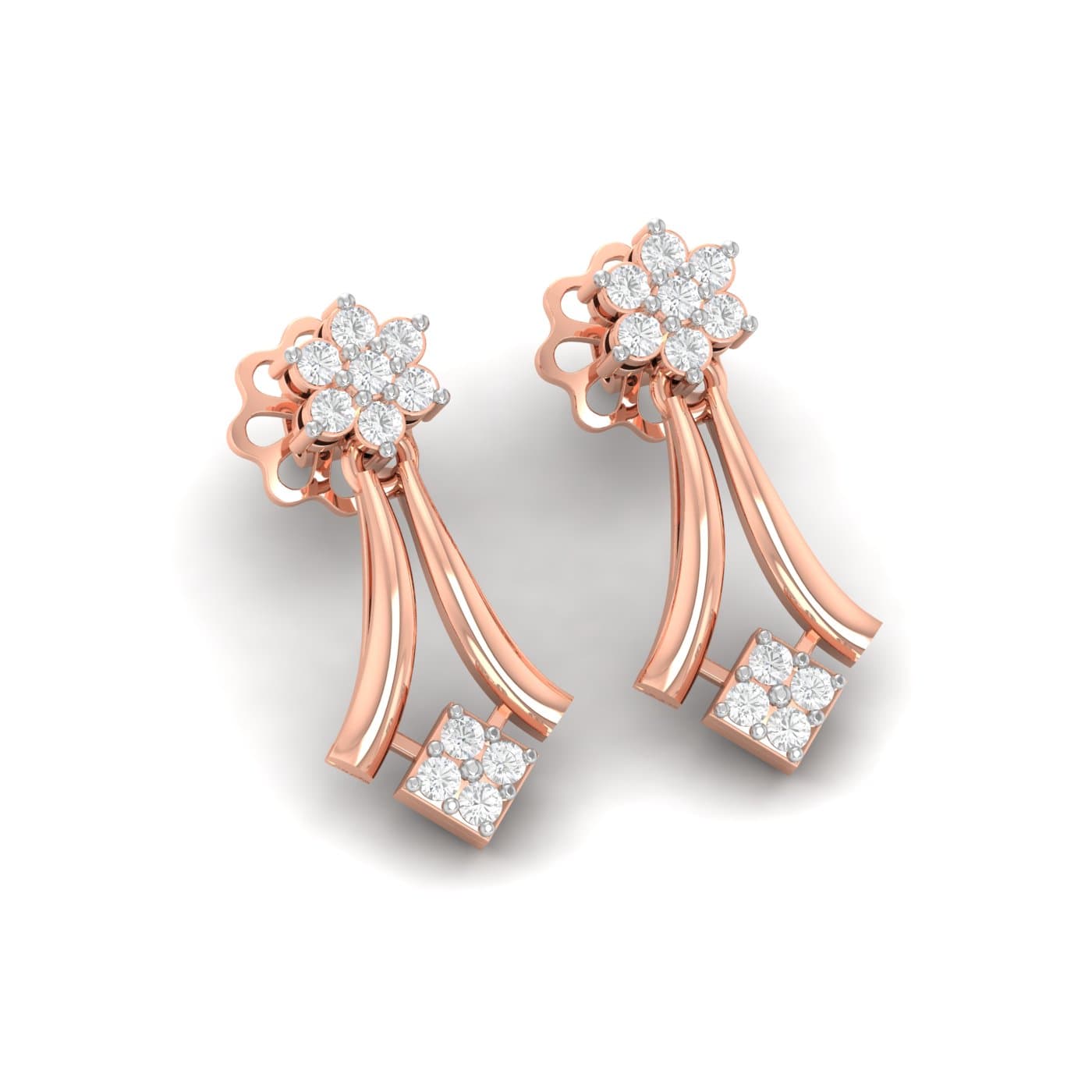 Summer Wear Diamond Earrings