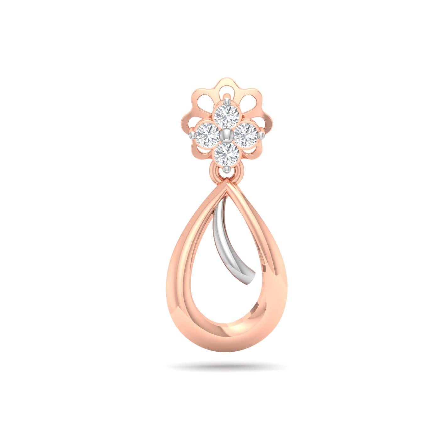 Pera Style Drop Diamond Earrings