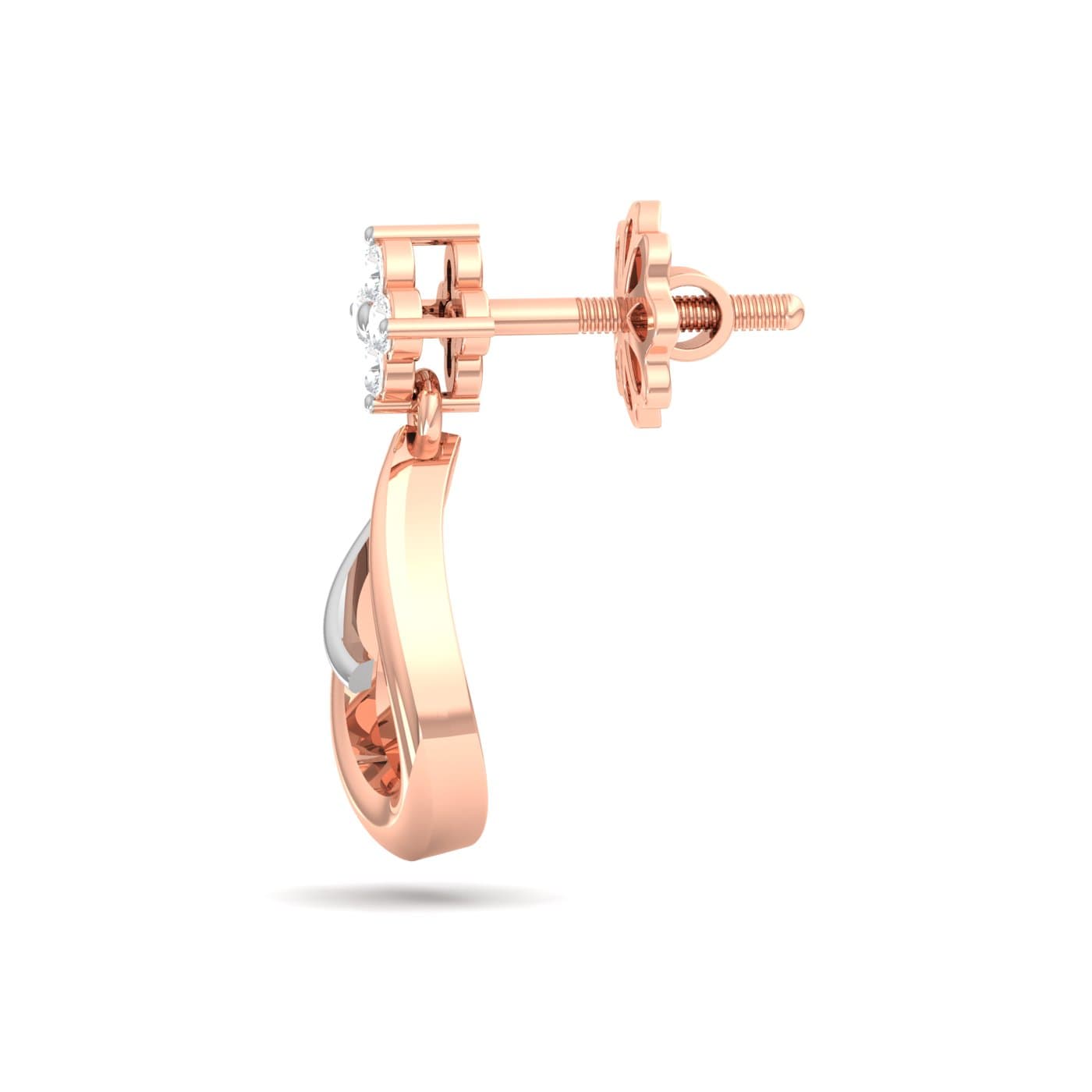 Pera Style Drop Diamond Earrings