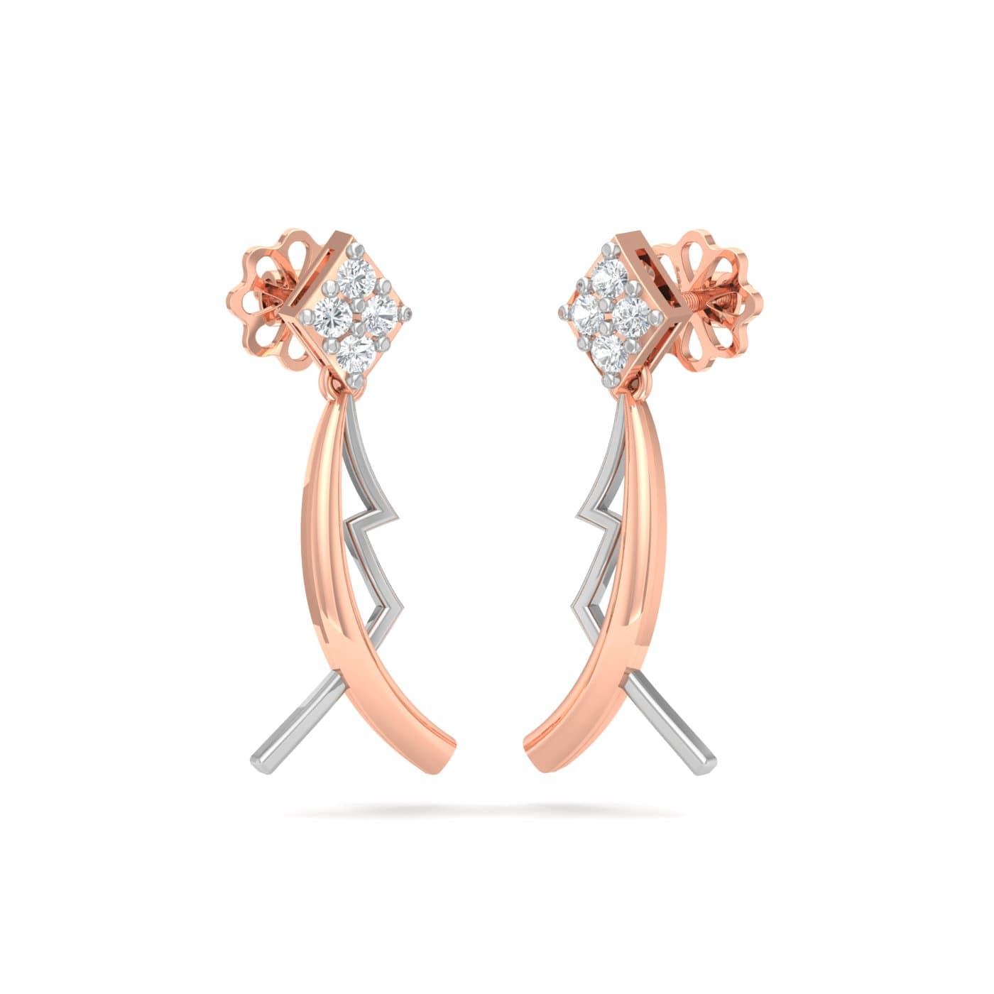 Janya Diamond Elegant Earrings