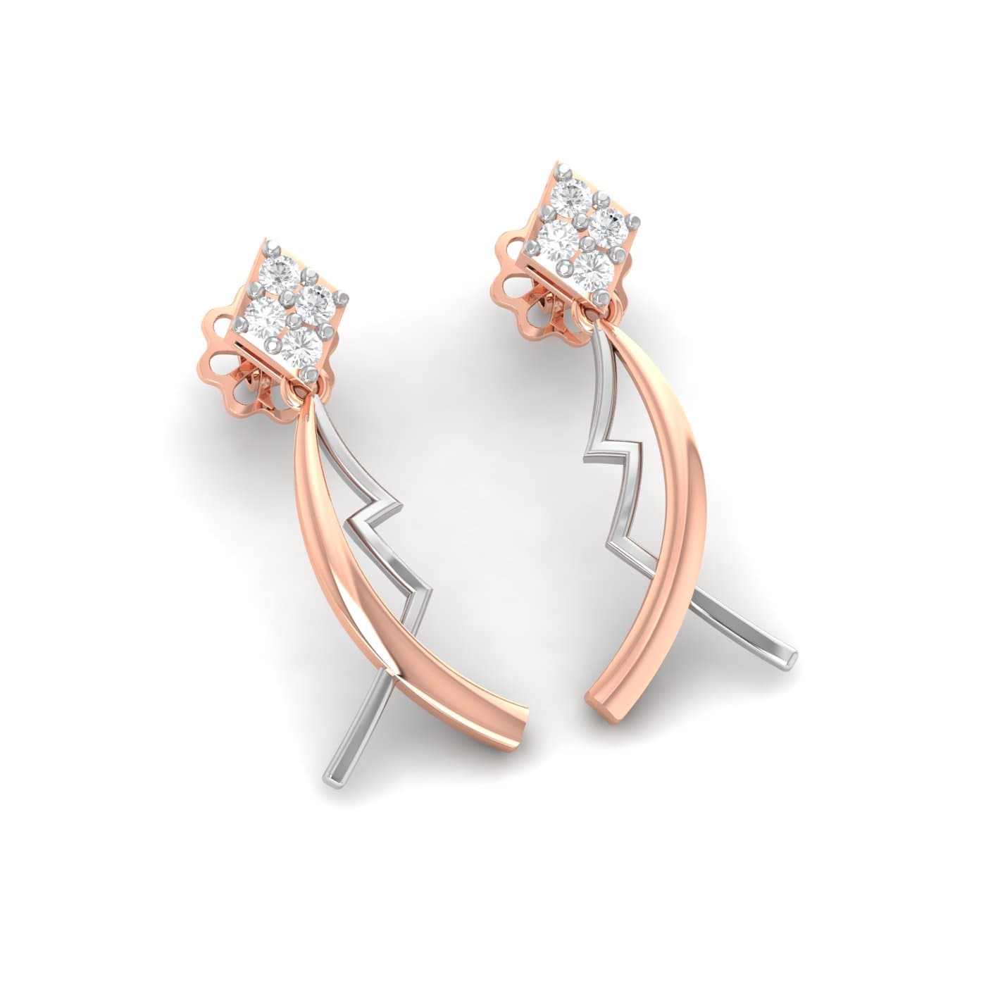 Janya Diamond Elegant Earrings