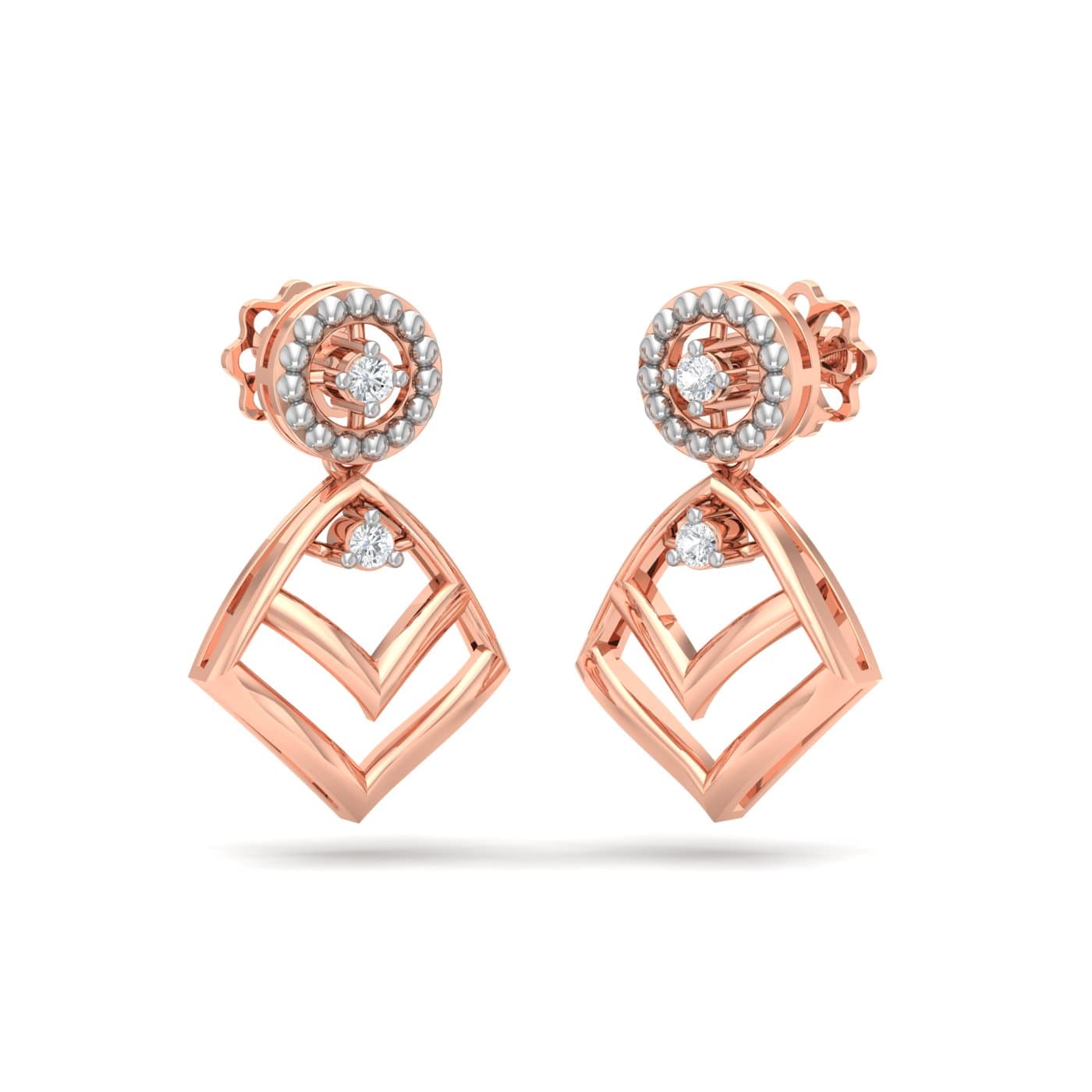 Eden Drop Diamond Earrings