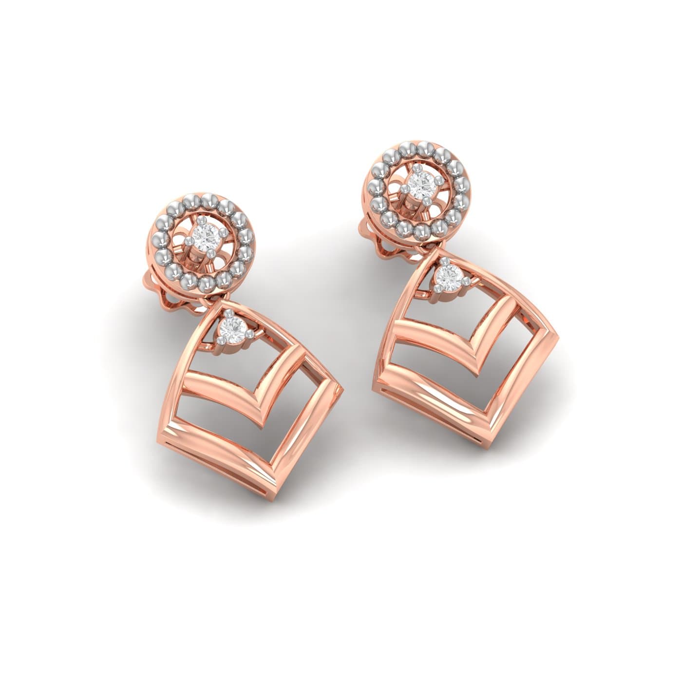 Eden Drop Diamond Earrings