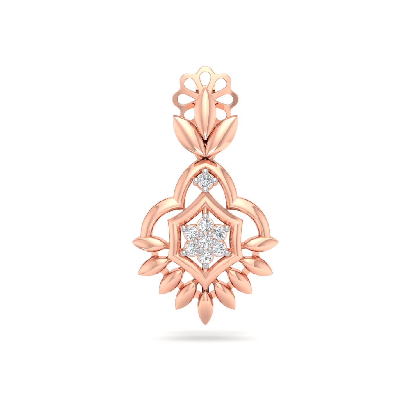 Scaevola Diamond Elegant Earrings