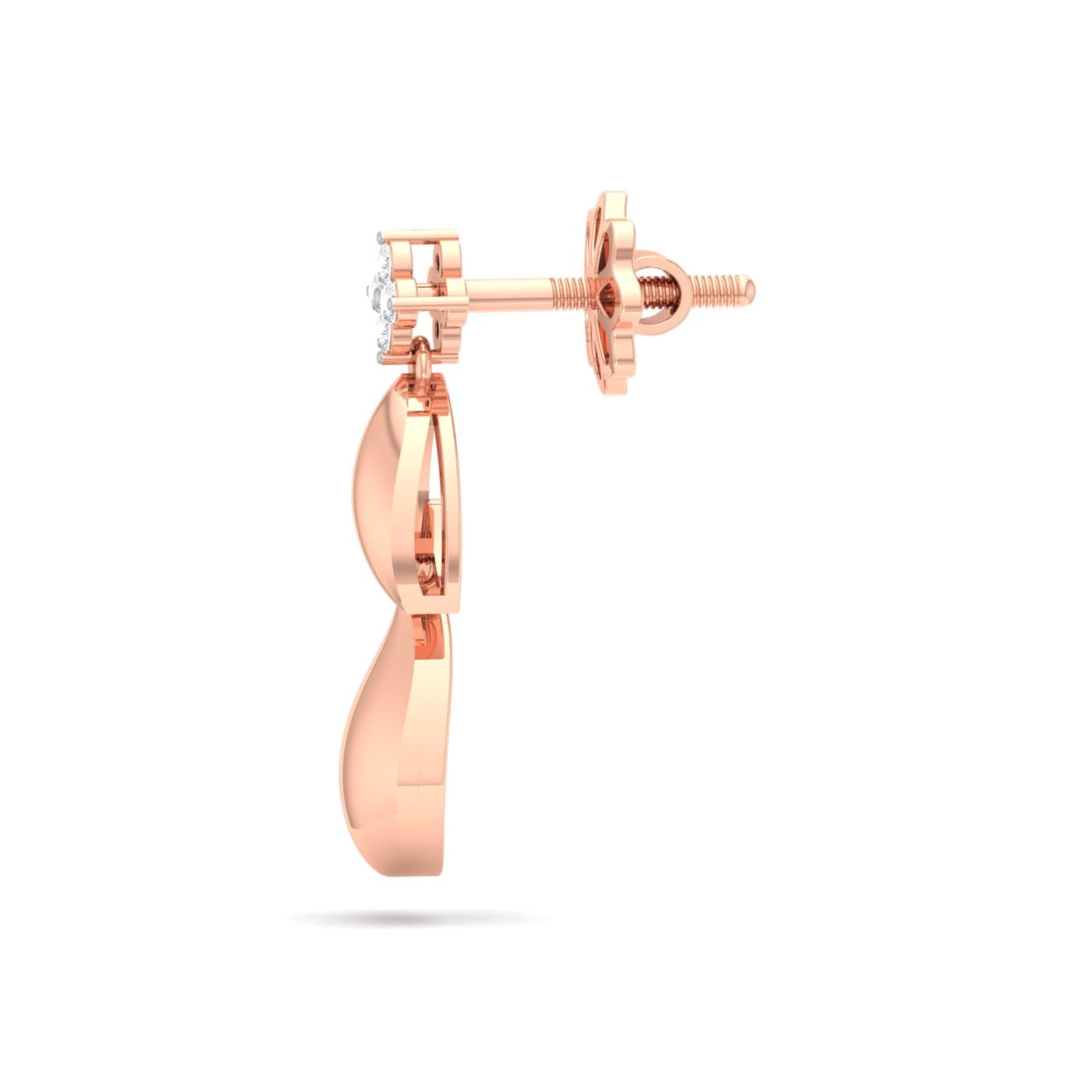 Freesia Diamond Drop Earrings