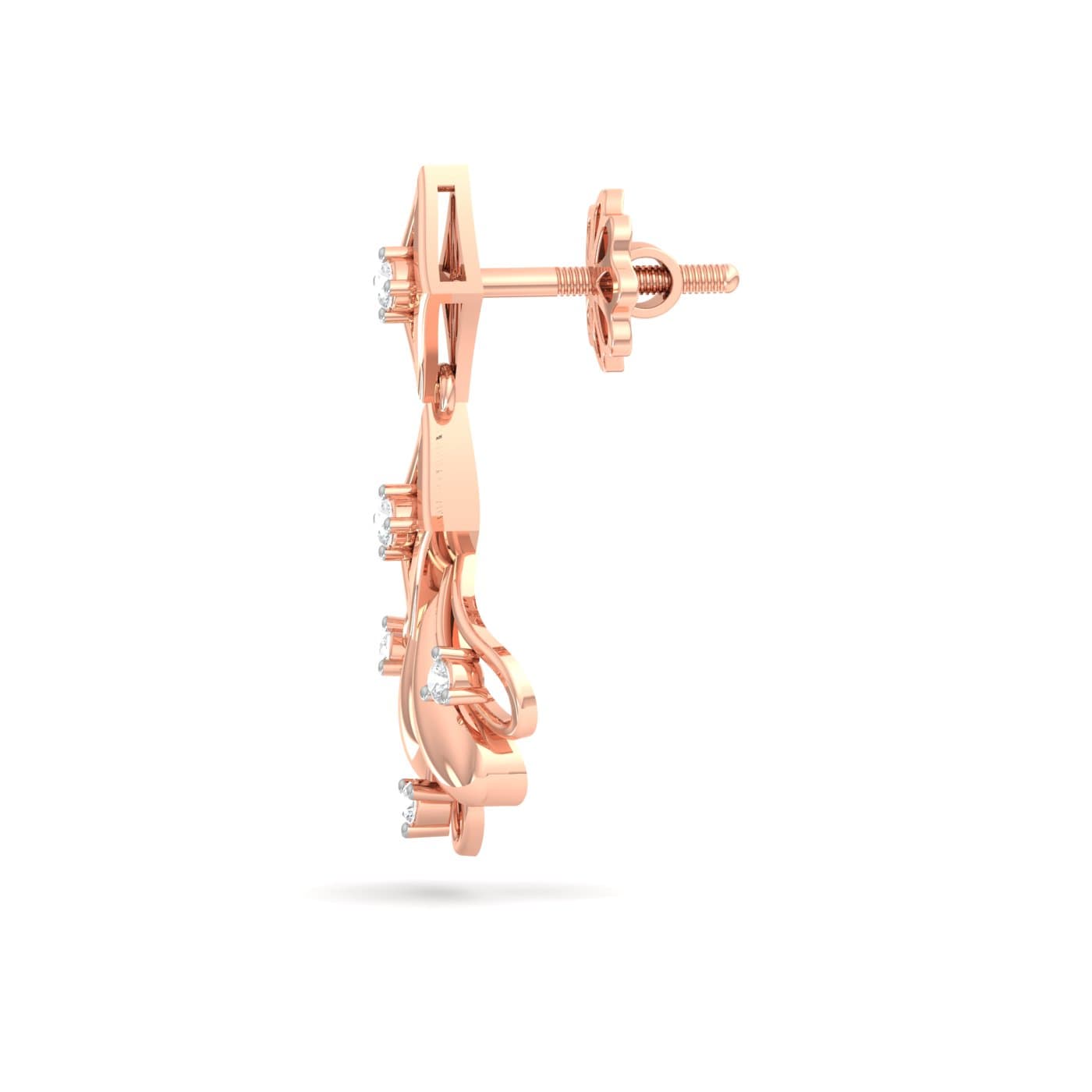 Lily Of The Valley Diamond Earrings